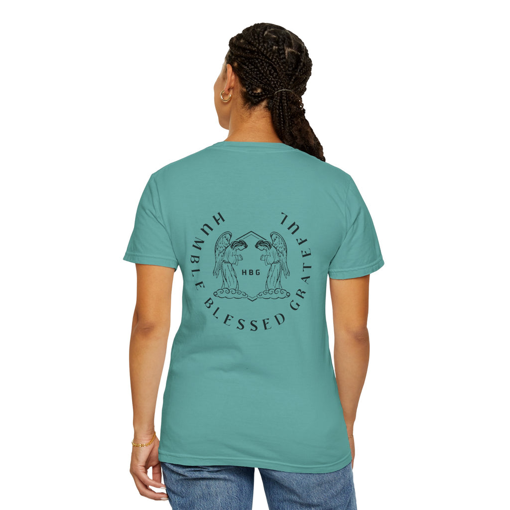 HBG  T-Shirt — Teal Garment-Dyed