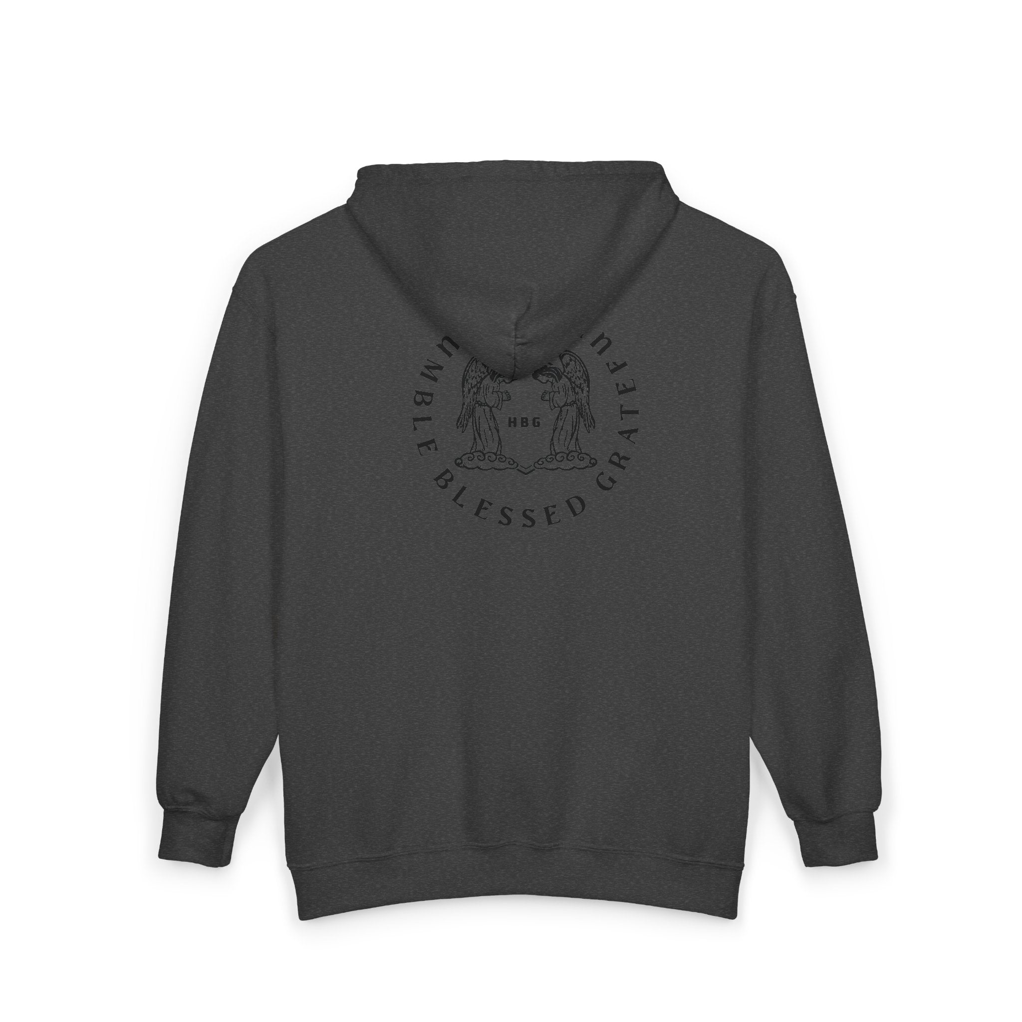 Blessed Grateful Hoodie - Palm Tree Beach Zip-Up Sweatshirt