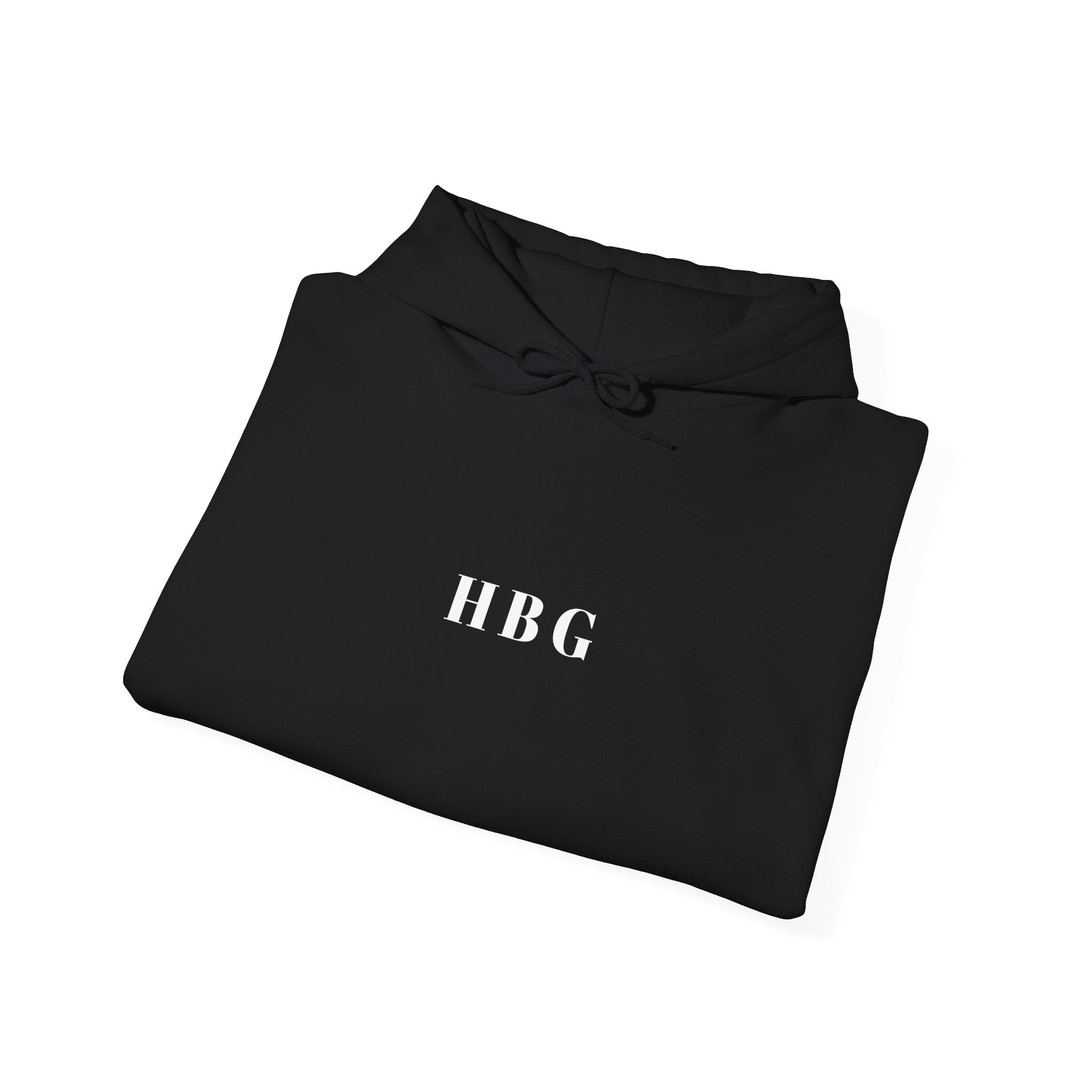 Hoodie - HBG Minimal Logo Cross Black Pullover