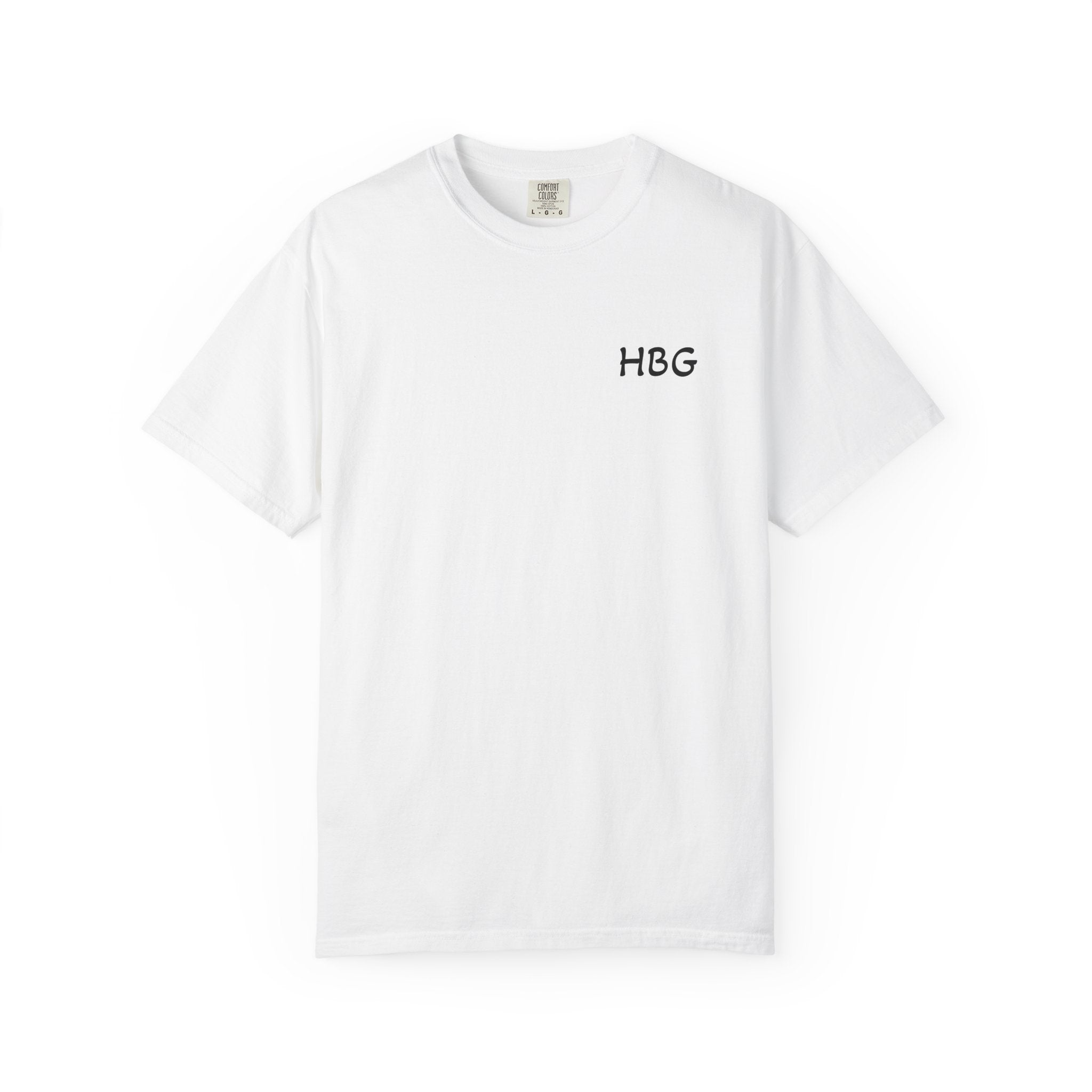 HBG Angel Graphic T-Shirt — Humble Blessed Grateful Chest Logo