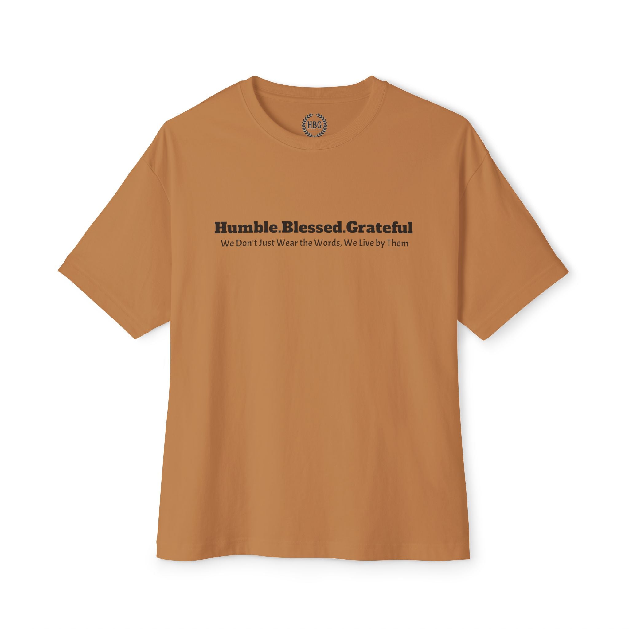 Humble Blessed Grateful Tee — Minimal Faith Message Shirt