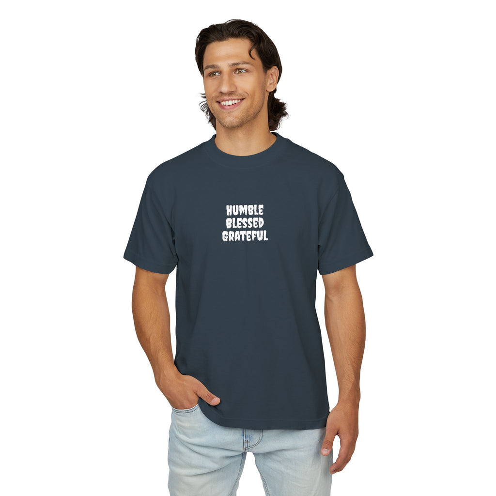 Blessed Grateful Tee — Retro Bubble Letter