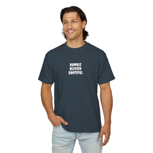 Blessed Grateful Tee — Retro Bubble Letter