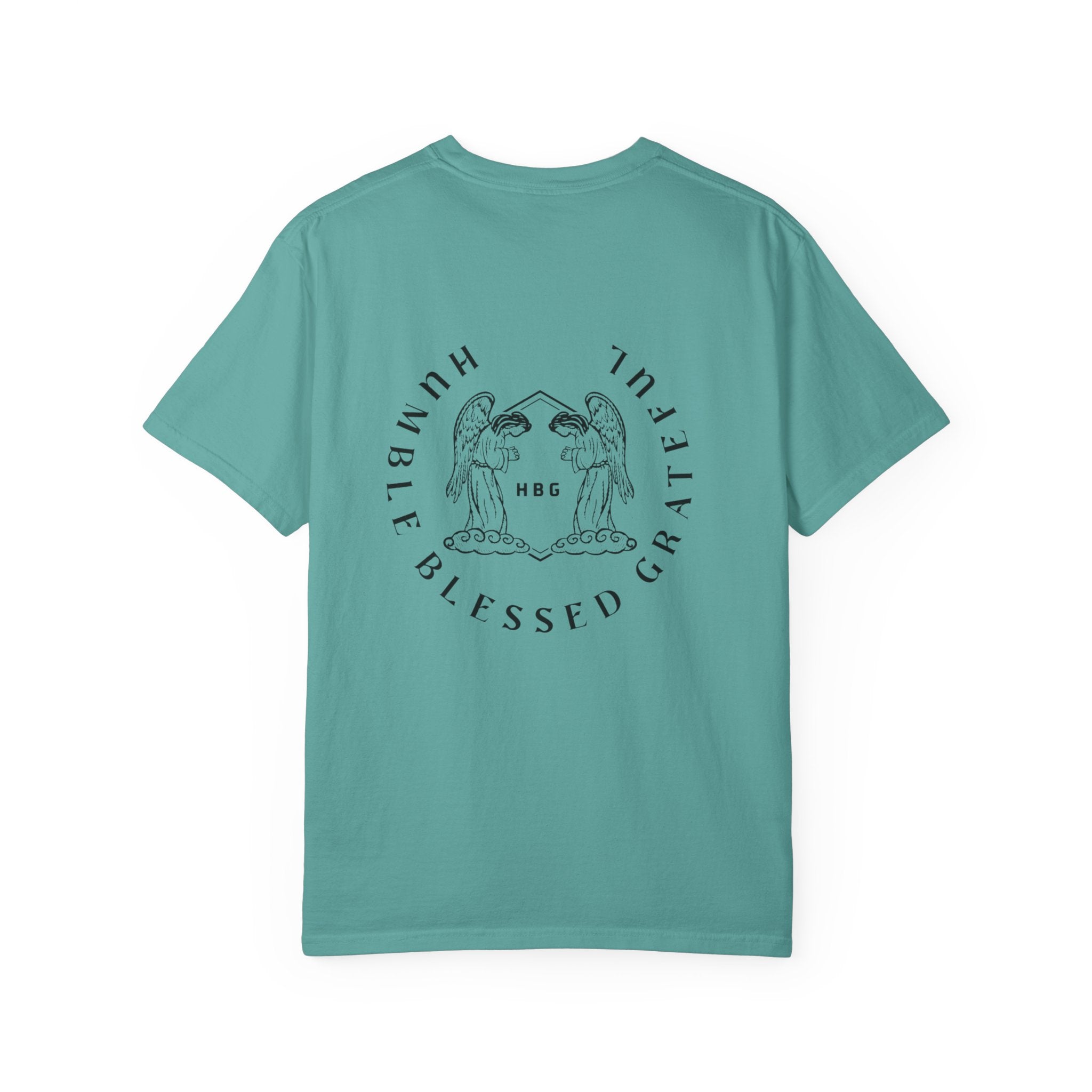 HBG  T-Shirt — Teal Garment-Dyed