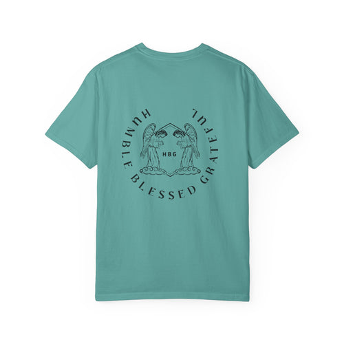 HBG  T-Shirt — Teal Garment-Dyed