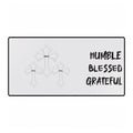 Humble Blessed Grateful Desk Mat — Faith-Inspired Large Mousepad & Keyboard Pad