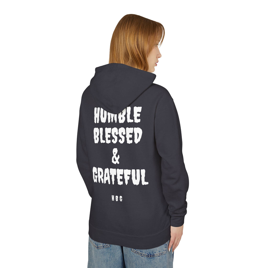 Hoodie — "Humble Blessed & Grateful" Lightweight Cream Hoodie