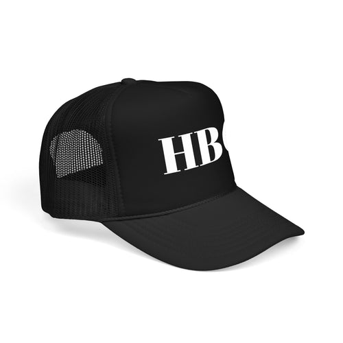 HBG Foam Trucker Hat — Classic Monogram Mesh Cap