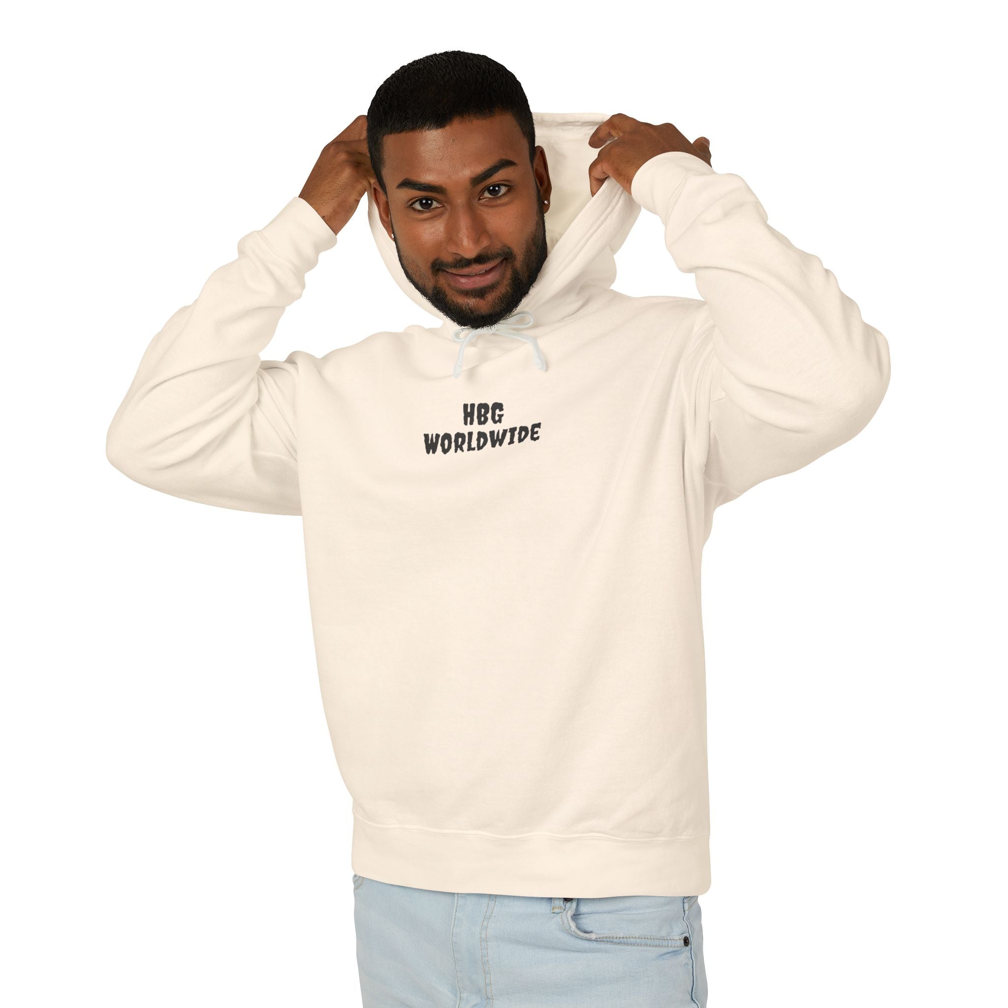 Hoodie — "Humble Blessed & Grateful" Lightweight Cream Hoodie