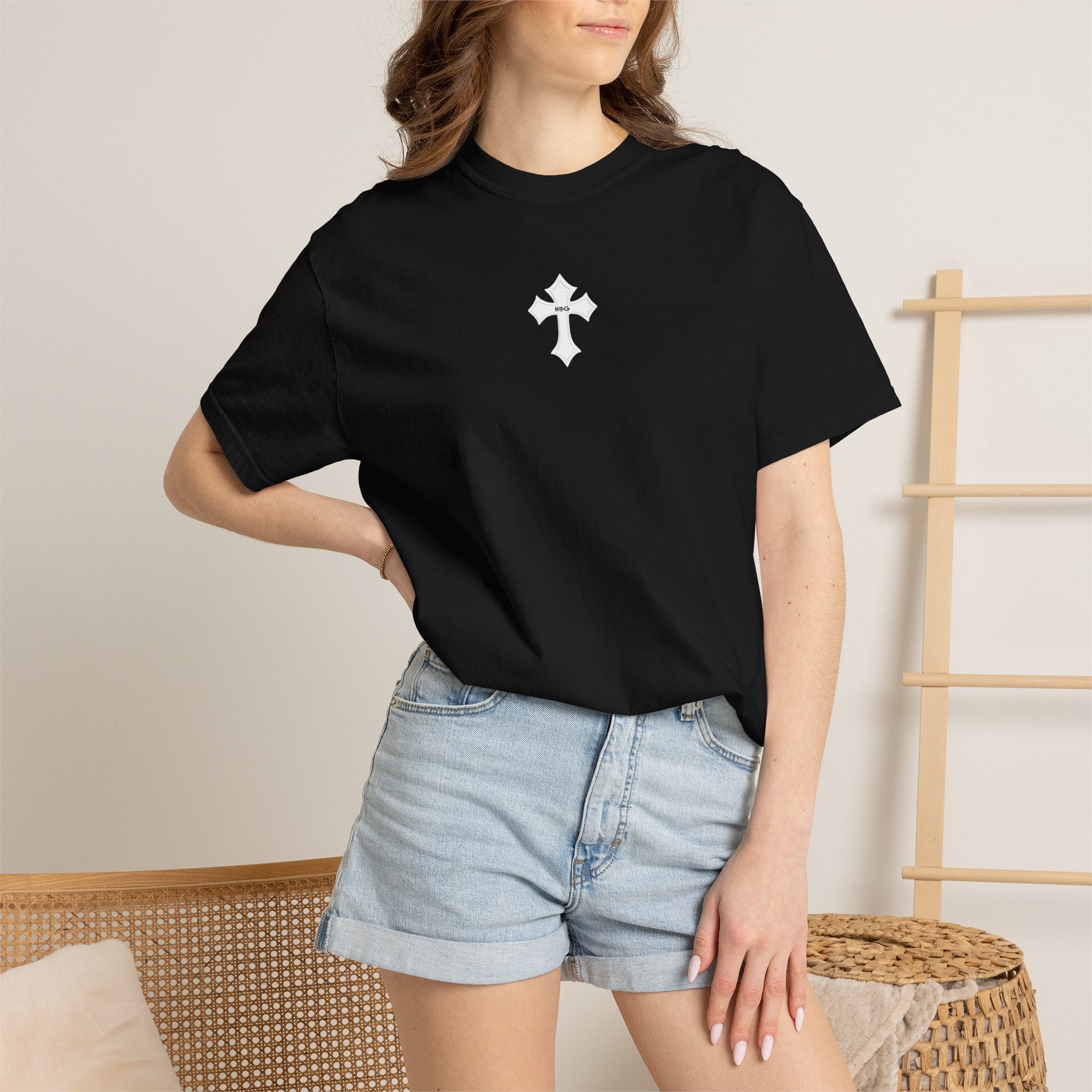 Humble Blessed & Grateful T-Shirt — Religious Cross Graphic Tee